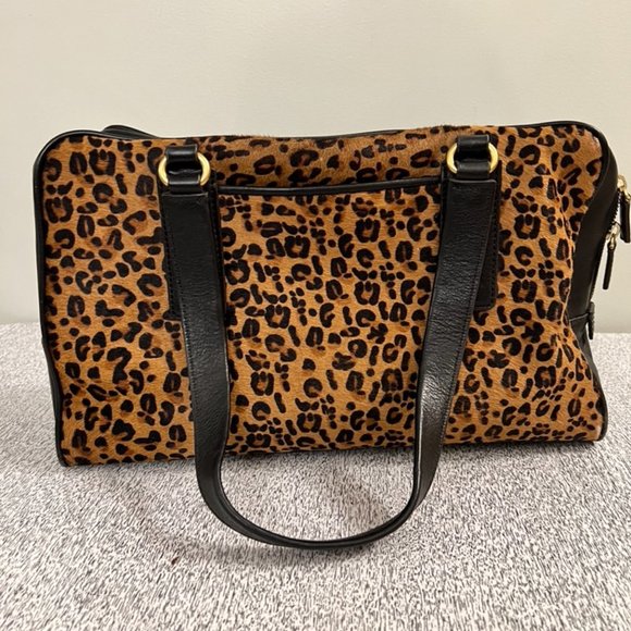 Fossil Cheetah/Leopard Print Shoulder Bag, EUC, RAB, Pin-Up, VLV - Picture 9 of 10